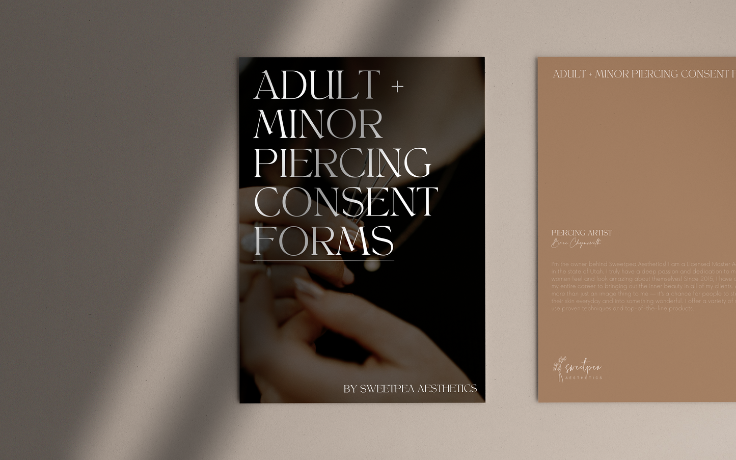 Adult + Minor Piercing Consent Forms